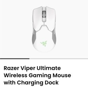 Razer Viper Ultimate
Wireless Gaming Mouse with Charging Dock
